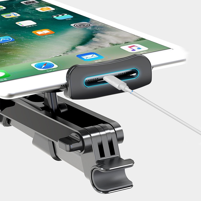 Stand Holder Hp / Tablet 4-11 &quot;Untuk Sandaran Kepala Jok Belakang Mobil