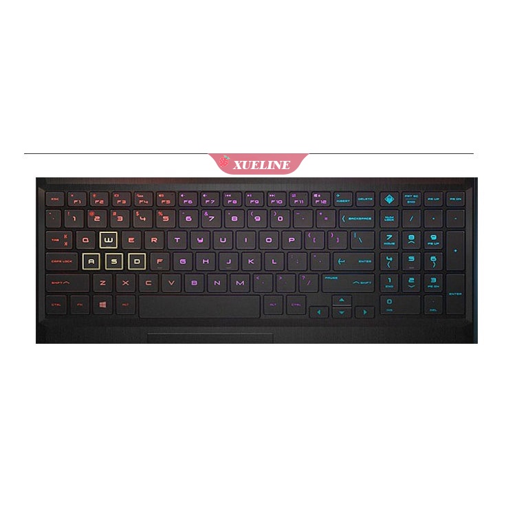 Case Pelindung Keyboard Gaming Bahan Silikon Transparan Tahan Debu Untuk HP Shadow Elf 4th Generation 15.6 inch