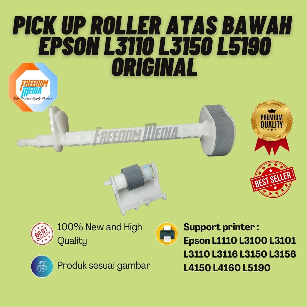 Jual ASF SET PICKUP PICK UP ROLLER ATAS BAWAH ORIGINAL Printer EPSON
