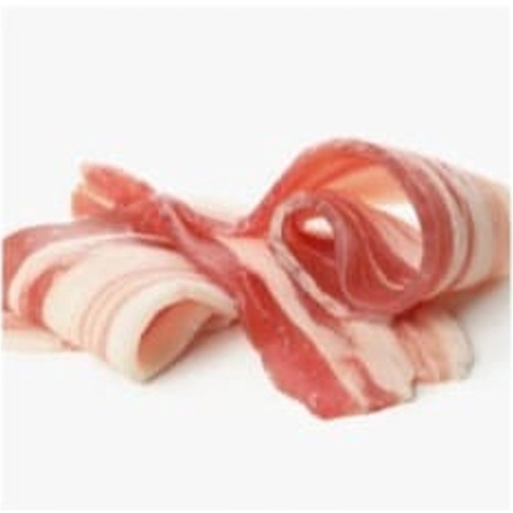 

Daging Babi Samcan Iris (Tanpa Kulit) / Pork Belly Slice Skin Off 3mm IMPORT PREMIUM QUALITY