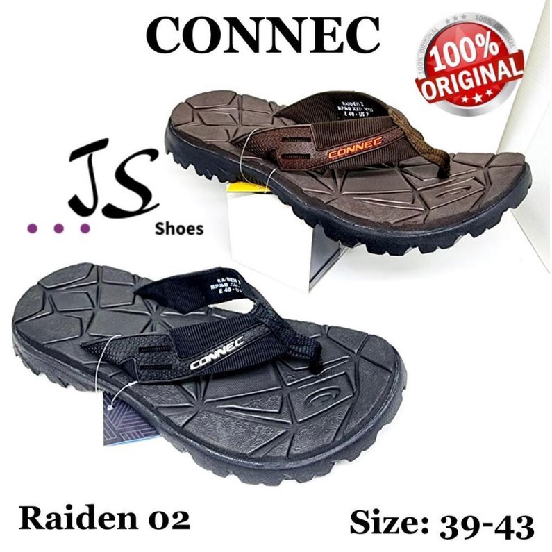 CONNEC RAIDEN 2 - SANDAL JEPIT CASUAL STYLISH PRIA DEWASA MERK CONNEC