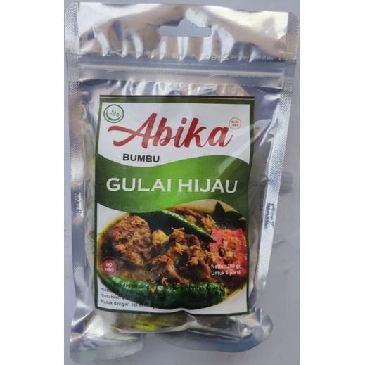 

ABIKA BUMBU MASAK INSTAN GULAI HIJAU 200GR