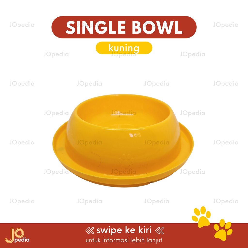 SINGLE BOWL ANTI SEMUT Tempat Makan Kucing Anjing Mangkok Feeder