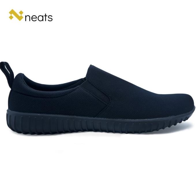 Neats Sepatu Slip On Pria N-014 Casual Black