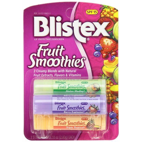 Blistex Fruit Smoothies Lip balm / Blistex lip balm original USA