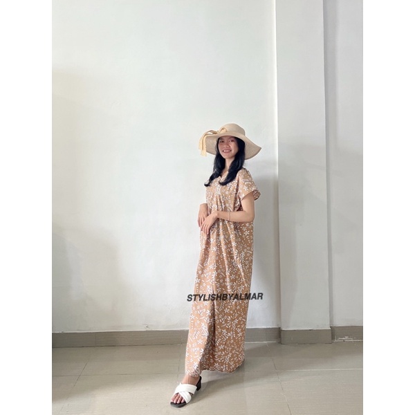 Daster Rayon Halus Panjang Busui Semata Kaki almar brand premium