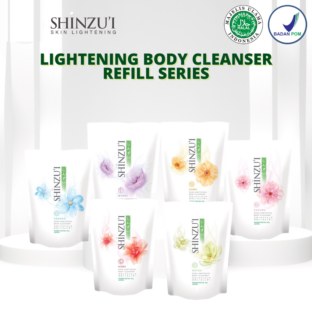 [REFILL] SHINZUI Body Wash Cleanser Sabun Cair Refill 200 ml