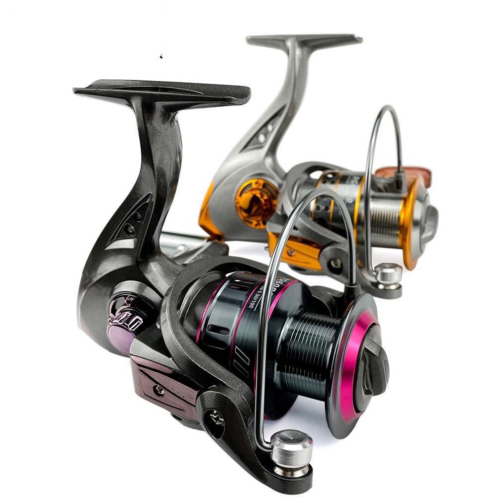 Reel Pancing Spinning Fishing Reel Kumparan Pancing 13 Ball Bearing 5.2:1 Kuat 12 KG / Gulungan pancing putar murah / Katrol pancing / Reel pancingan Metal / Ril pancingan laut kuat