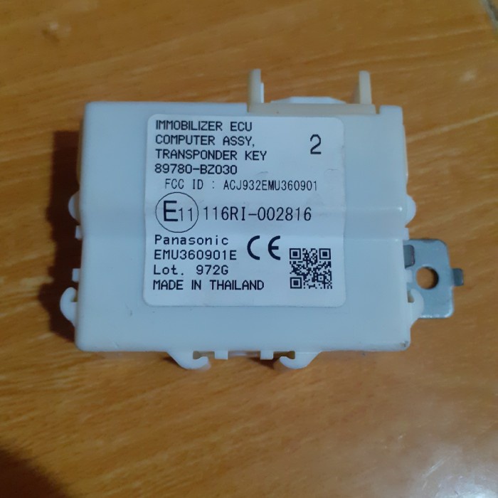 Modul /Computer Immobilizer Smart Key Calya Sigra 89780- Bz030