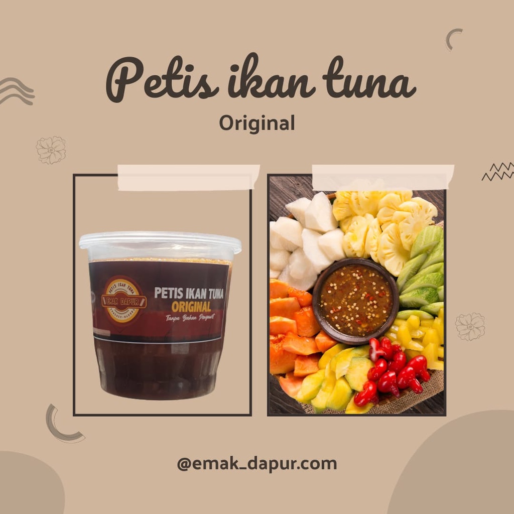 

Petis Madura - Petis Ikan Tuna Pilihan - Kualitas Super Petis ikan tuna murni kualitas SUPER 100% Original