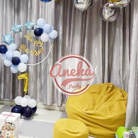 Tiang Dekorasi Balon Bulat melingkar / Standing Base Balon Holder Ring bulat / standing dekorasi