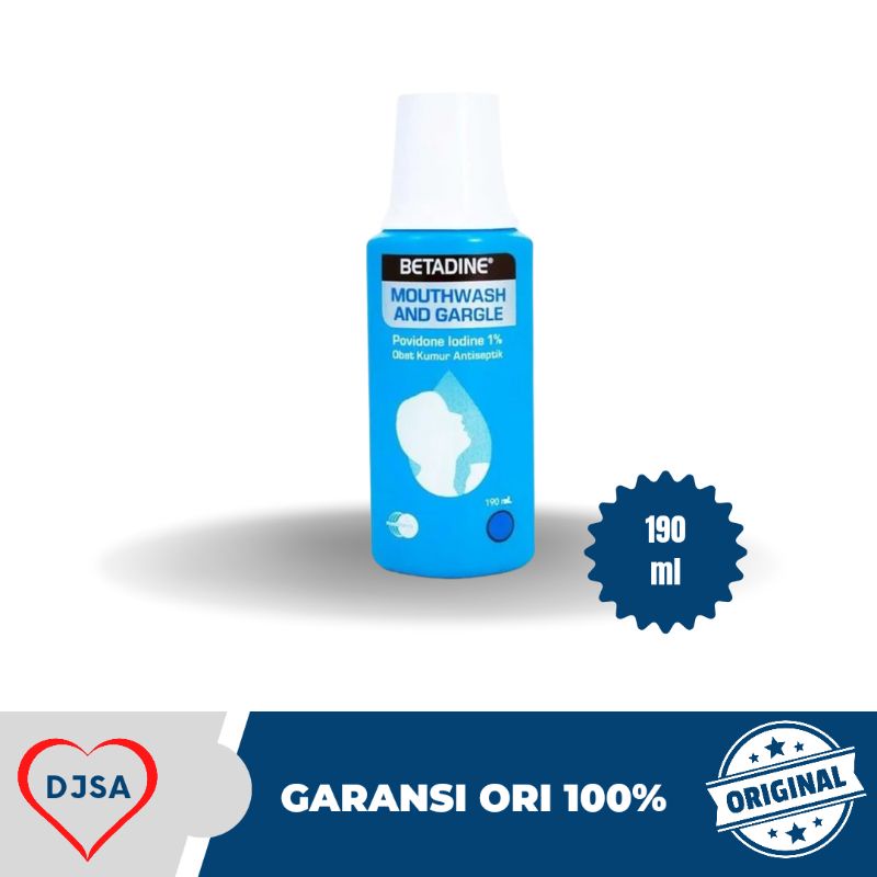 Betadine gargle obat kumur mulut antiseptic mouthwash 190ml