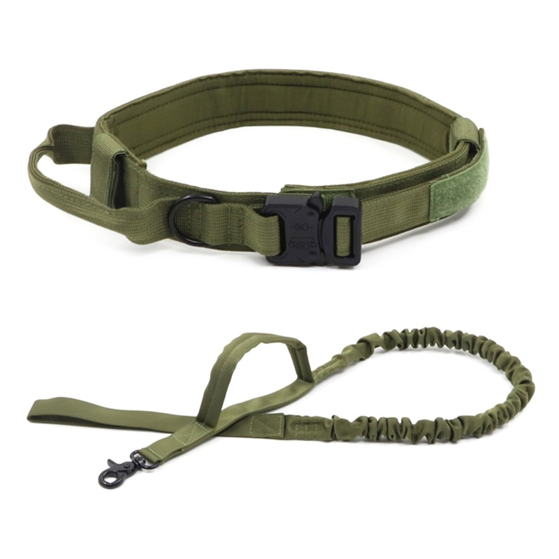 Kalung Kerah Pelatihan Anjing Ukuran Besar Dengan Pegangan Dapat Diperpanjang