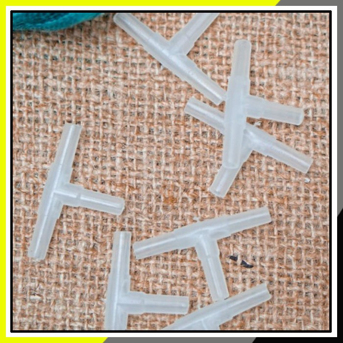 [0500] Sambungan Selang Aerator T Aquarium Sambungan Aerator Keran Air