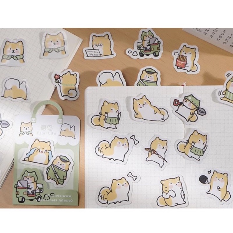 

STICKER CUTE DOG 40PCS - STICKER DIY SCRAPBOOK CUTE