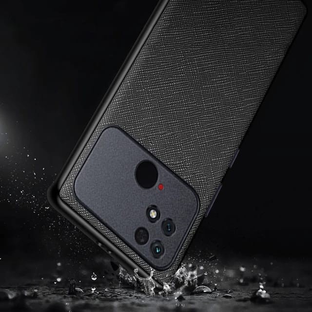 XIAOMI POCO C40 SOFT CASE CANVAS CROSS PATTERN