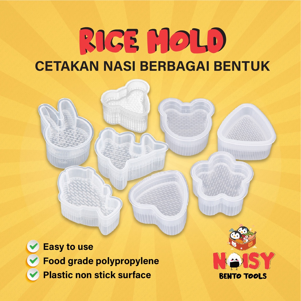 RICE MOLD | CETAKAN NASI BENTO ONIGIRI FOOD GRADE