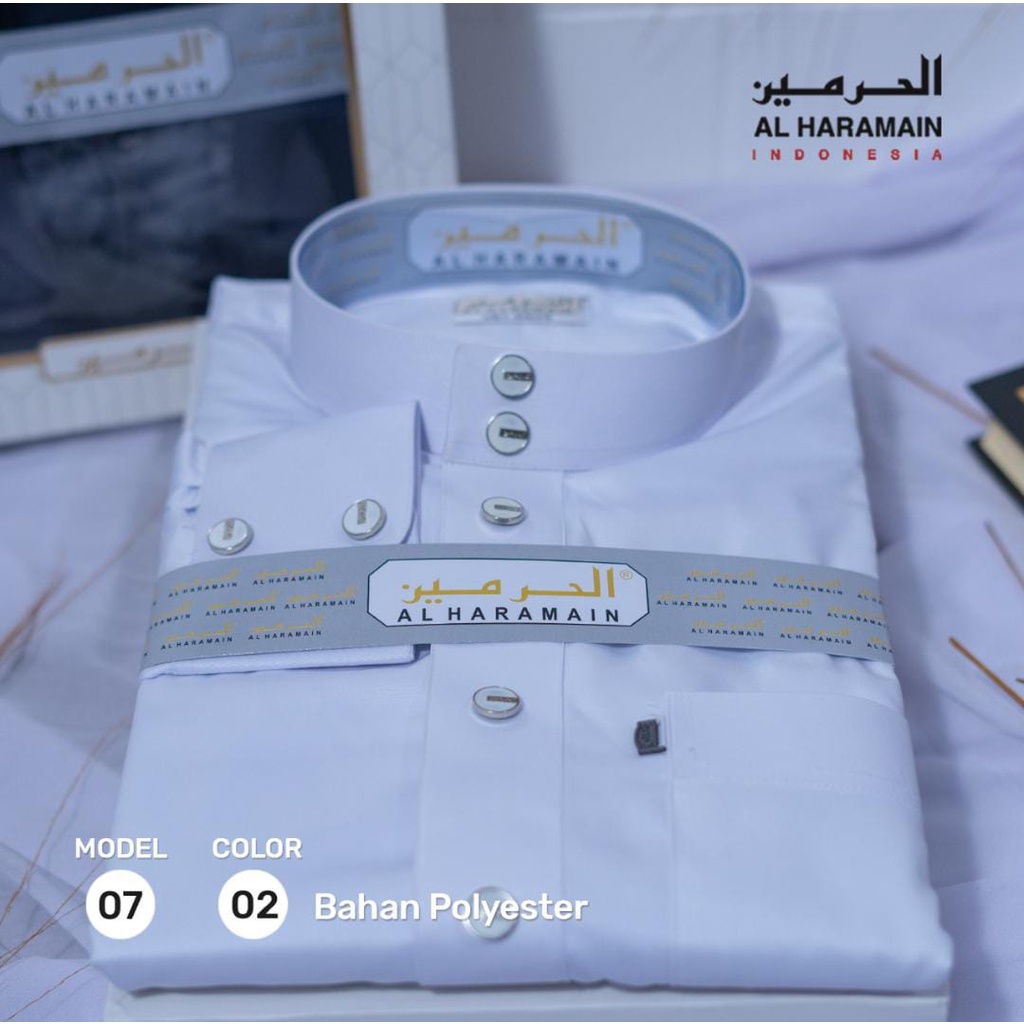 JUBAH GAMIS PRIA AL HARAMAIN PREMIUM MANSET 07 POLYESTER