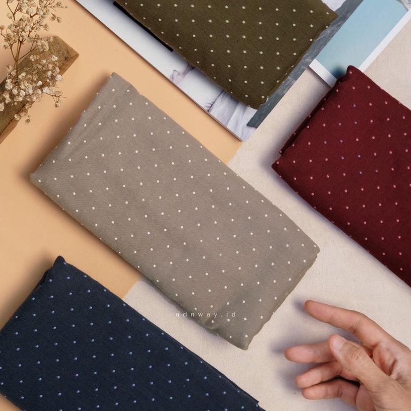 ADNWAY Egyptian Drop Voal︱Hijab Polkadot 3D 125 x 125