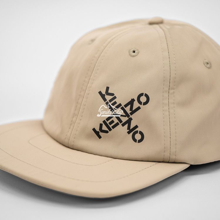 Kenzo Mini Cross Nylon Cap Taupe