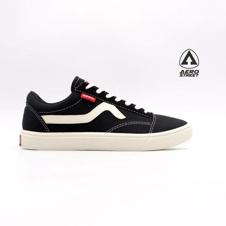 JCPV Aerostreet Massive Gum Hitam / Putih / Army / Swallow | Sepatu Sneakers Pria Wanita New