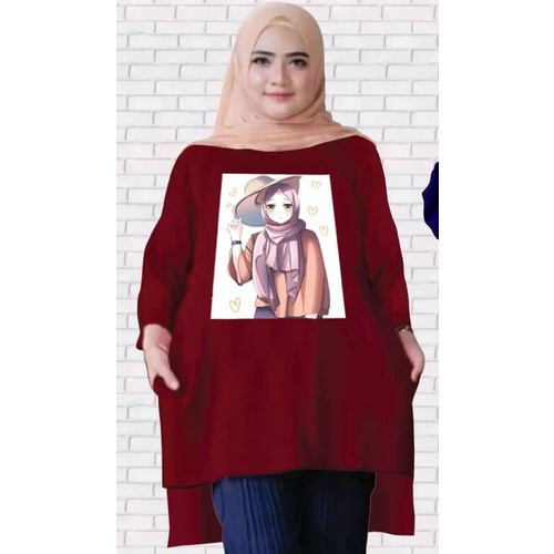 kaos oversize soleha / oversize trendy