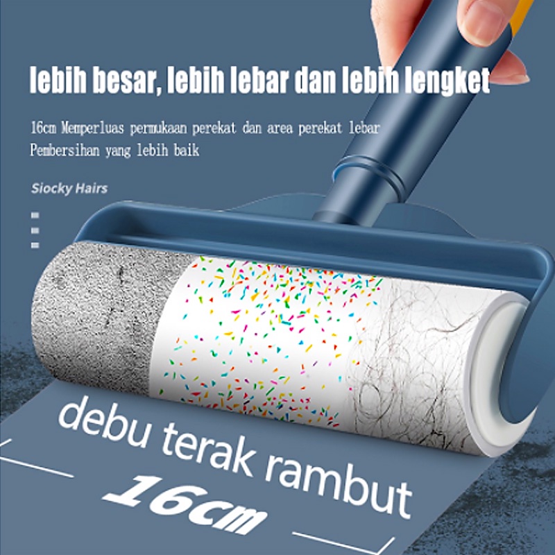 Lint Roller Bulu Kucing Model populer Perangkat penempel rol / TERBARU Lint Roll Sticky Roll Pembersih Bulu Kucing Debu Dibaju / Pakaian Roller Dust Remover