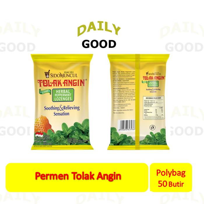 Jual Permen Tolak Angin Sidomuncul Polybag Isi Butir Shopee Indonesia