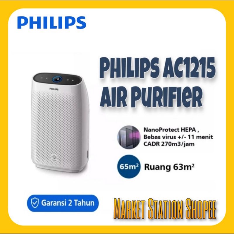 Philips Air Purifier 1000 Series Nano Protect HEPA S3 Filter AC1215/20