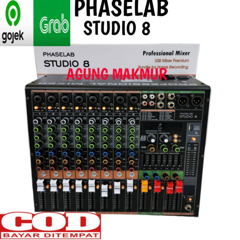 Mixer Audio Phaselab Studio8 / Mixer Audio Phaselab Studi 8 8 channel