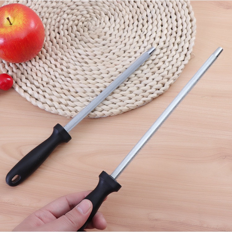 Asahan Pisau Stick Stainless Steel Dapur Knife Sharpener Stick Gagang Pengasahan Stainless Steel TERLARIS TERMURAH