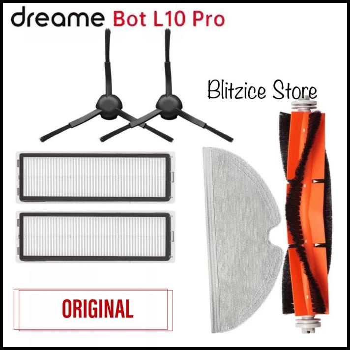 Dreame Bot L10 Pro Main Roller Side Brush Hepa Filter Mop Cloth Vacuum