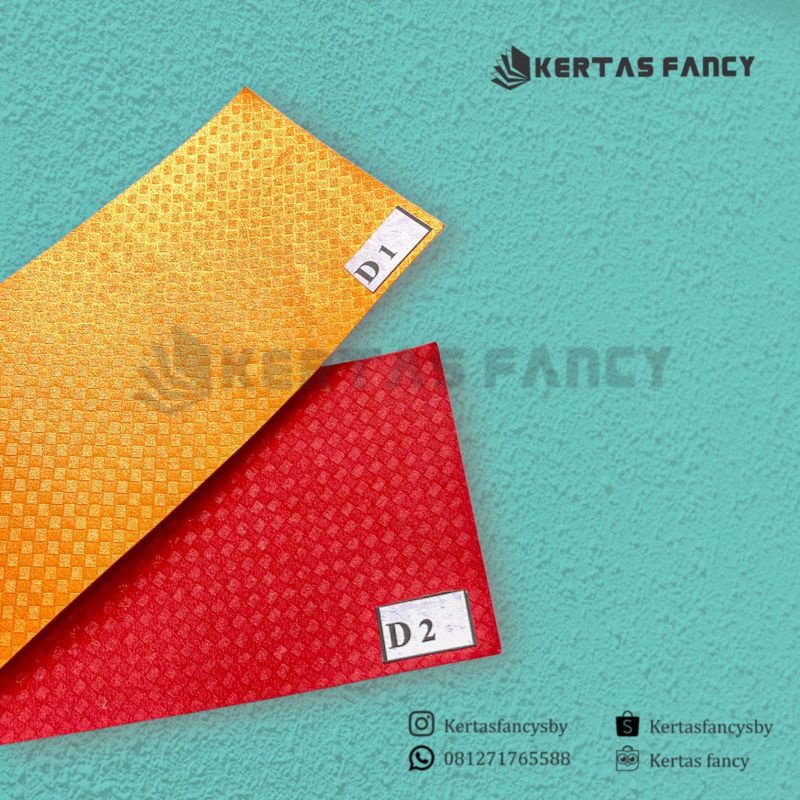 

Fancy Paper Motif KODE D1 - D2 Kertas Cover box / Cover Seserahan / Cover Hantaran / Undangan