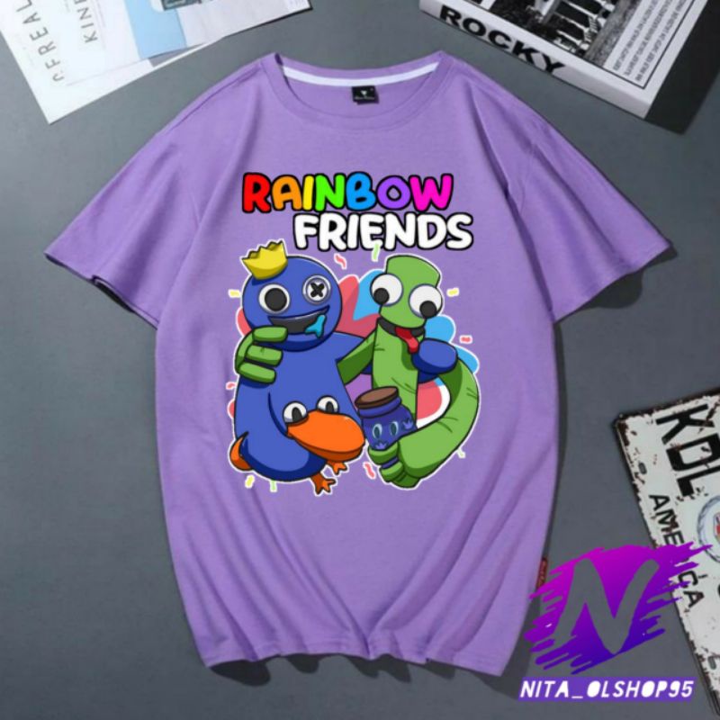 baju anak rainbow friends baju rainbow friends baju kaos anak rainbow friends kartun anak