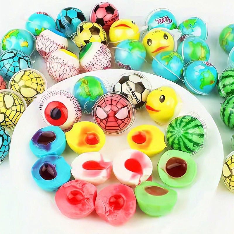 Permen Lunak Tiktok trolli planet gummy isi selai / permen viral halal BPOM