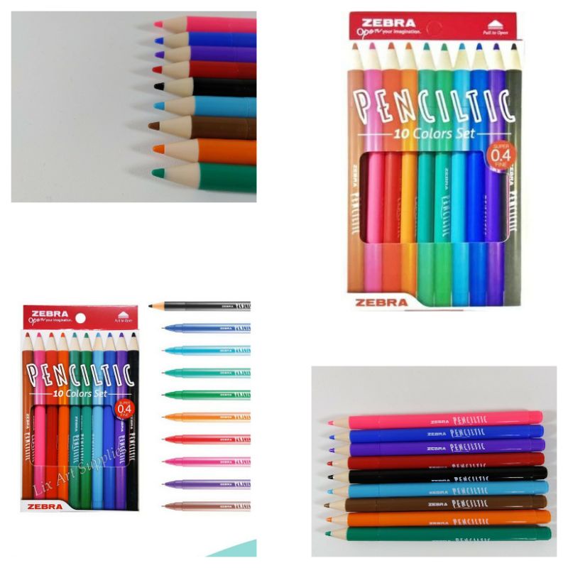 

Ballpoint/Pulpen Warna 0.4mm PENCILITIC - ZEBRA - ECER