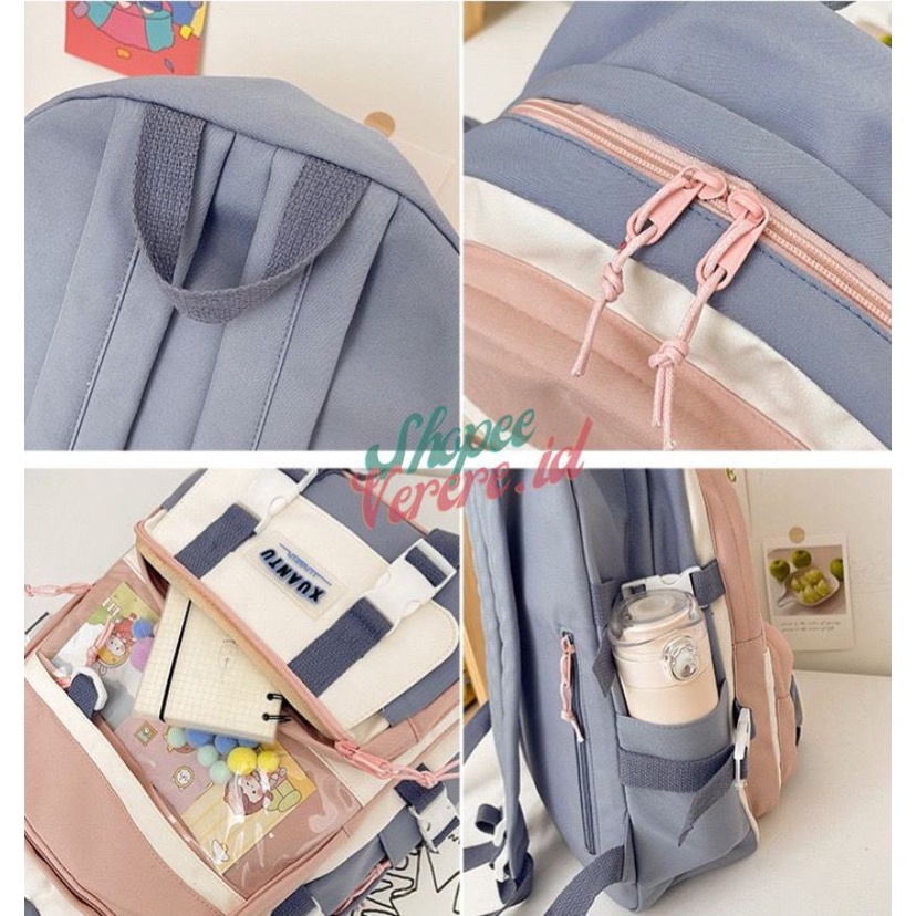 Joshee Tas Ransel Wanita Backpack Wanita Backpack Pria Tas sekolah Tas Anak Kekemi 0685, 08