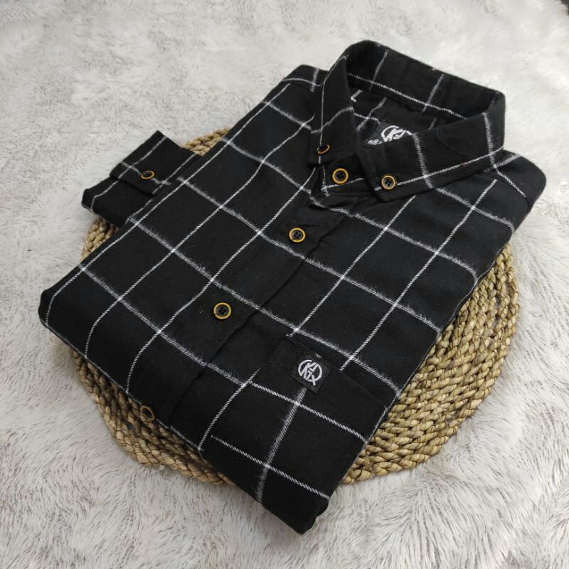Kemeja Panjang Pria Kemeja Flanel Kemeja Kotak Premium (PROMO)