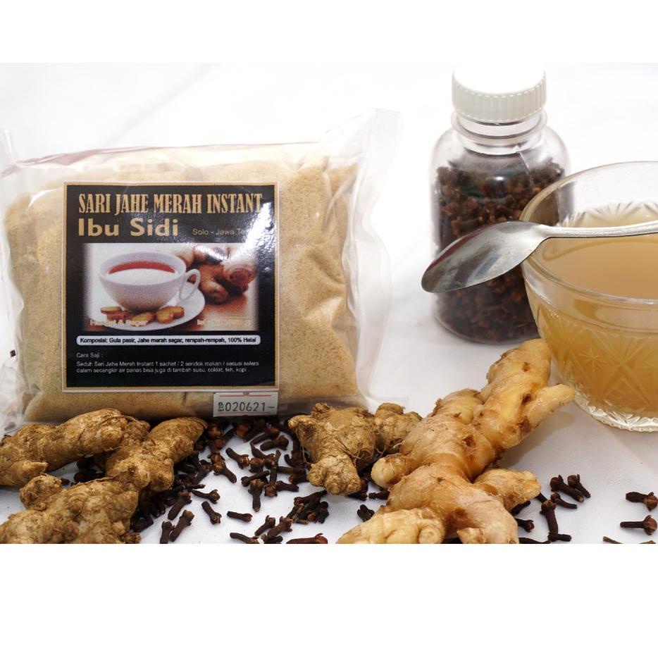 

Stock Terbatas!! SARI JAHE MERAH INSTANT IBU SIDI MINUMAN HERBAL KHAS SOLO Tampil Beda dengan