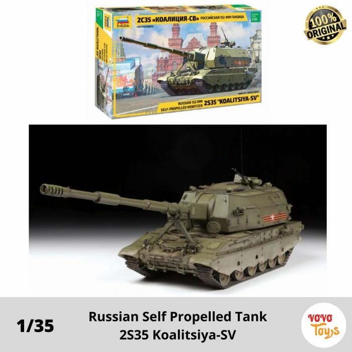Model Kits Military Tank Russian 2S35 Koalitsiya-SV by Zvezda
