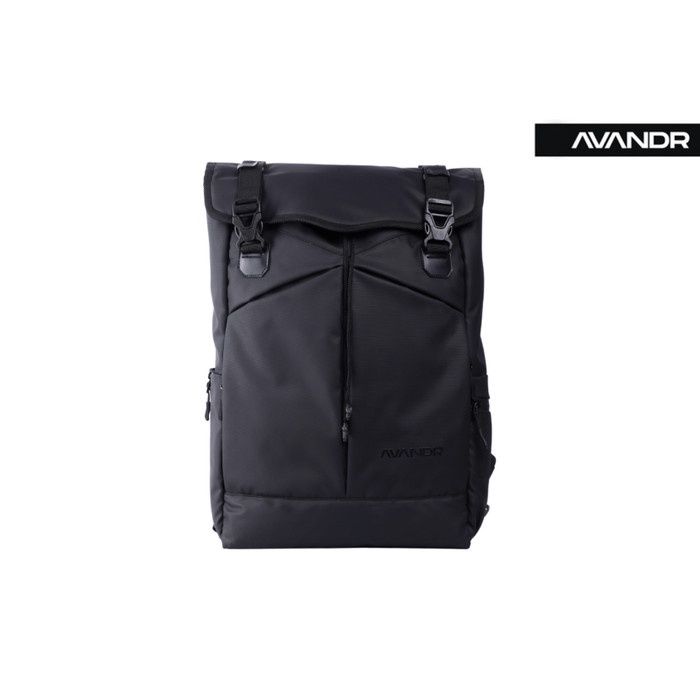 PROMO BISA COD TAS SELEMPANG PRIA AVANDR B1X Backpack Pria Waterproof Tas Laptop Ransel Pria - BLACK