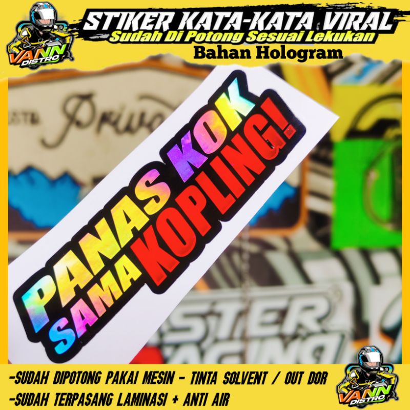 Stiker panas kok sama kopling