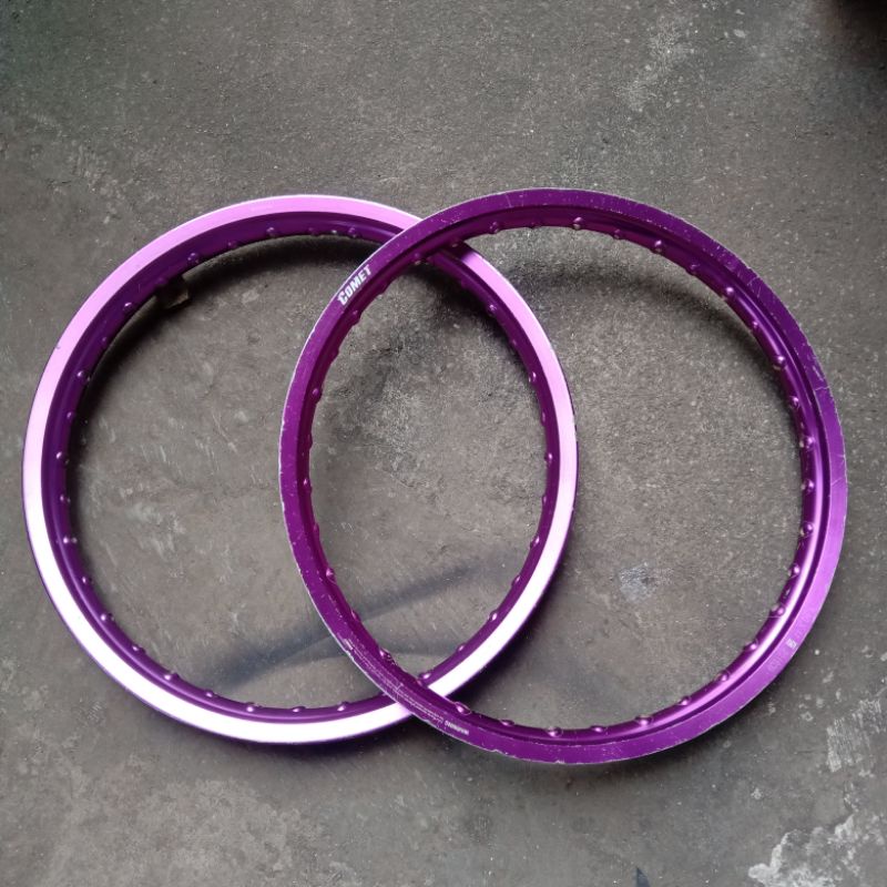 Velg pelek comet ukuran 140-17 160-17 ring 17 ungu