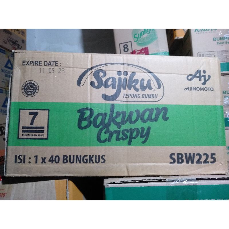 

Sajiku Bakwan Crispy 225 gr Per Dus