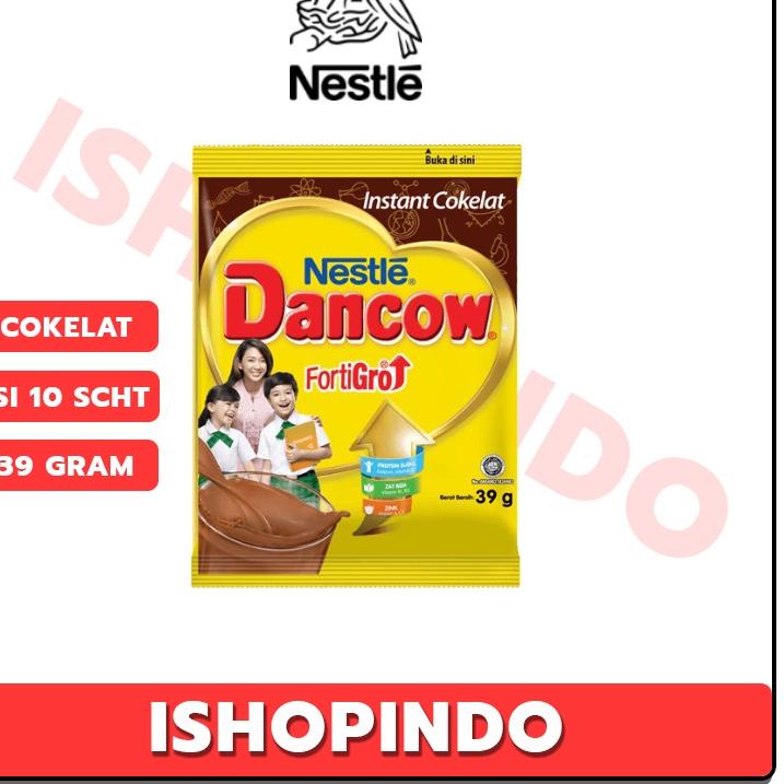 

[PRODUK V9NJO] DANCOW INSTANT FORTIGRO PUTIH 27 GR / COKLAT 39 GR RENCENG (ISI 10 SACHET) 0ZD