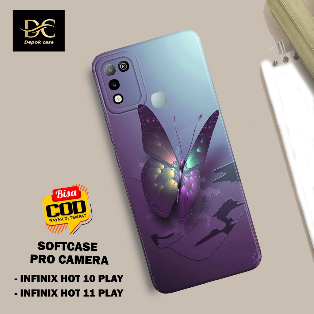 Case Infinix Hot 10 Play / Infinix Hot 11 Play Terbaru - Fhasion Case KUPU - Casing Hp Infinix Hot 1