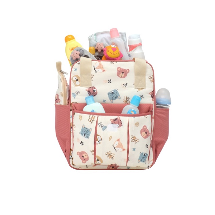 Tas Bayi Berkualitas Premium Ukuran Besar Polos Dailypack Lucu Y0K7 Portable Motif Traveling Terlari
