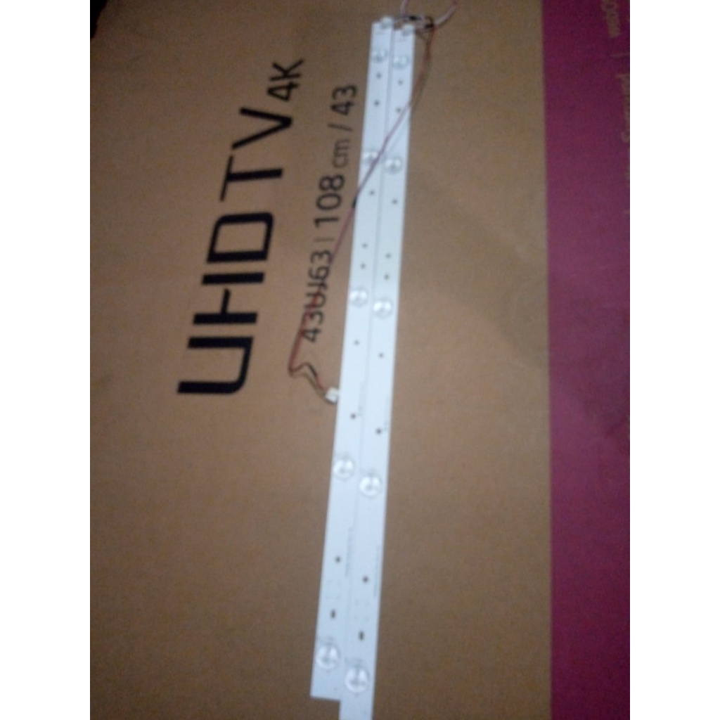 Lampu Led Backlight TV LG 32" 32LF520A / 32LF520 5kancing 3volt 5k 3v TV LG 32inc Ori