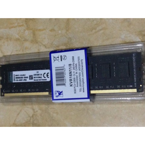 MEMORY LONGDIM DDR3 8GB KINGSTON