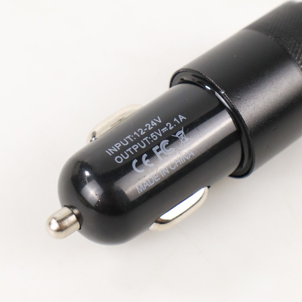 Car Charger Dual USB 2.1A 1.0A - O12 - OMUA6LBK Black